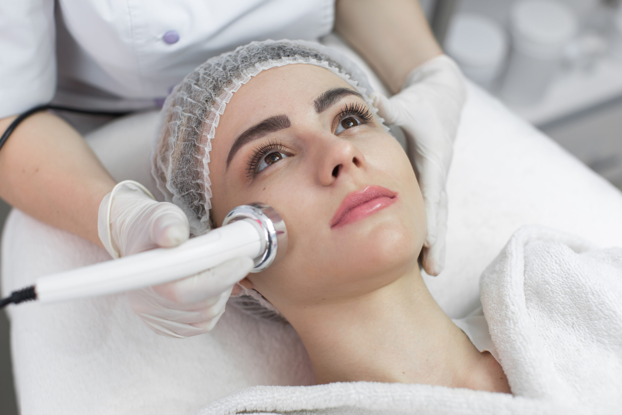 hypersonic phonophoresis model with closed eyes profile scaled